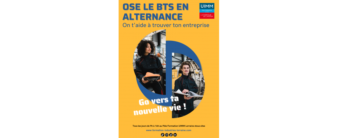 Ose le BTS en alternance