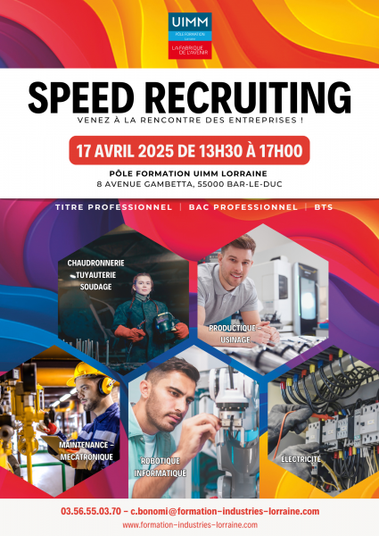 Speed recruiting Bar-le-Duc