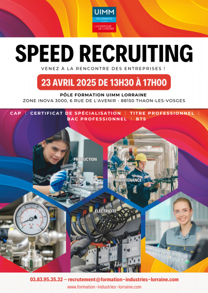 Speed recruiting à Thaon-les-Vosges