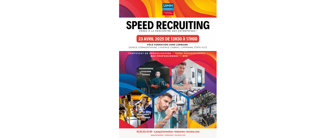 Speed recruiting à Yutz