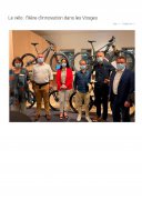 10 Juillet : Le vélo filière d’innovation dans les Vosges