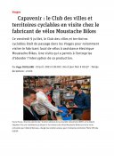 10 Juillet : Le Club des villes et territoires cyclables en visite chez le fabricant de vélos Moustache Bikes