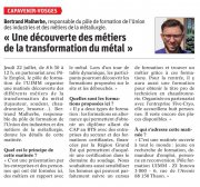 21 Juillet : Une découverte des métiers de la transformation du métal