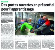 27 Janvier : Des portes Ouvertes en présentiel pour l'apprentissage