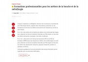 1er Septembre : Formations professionnelles pour les métiers de la bouche et de la métallurgie - Vosges Matin 