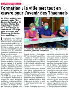 13 Septembre : Formation la ville met tout en œuvre pour l’avenir des Thaonnais