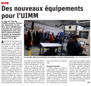 11 Novembre : Des nouveaux équipements pour l’UIMM