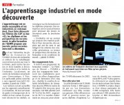 01 Décembre : l'apprentissage industriel en mode découverte