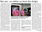 26 Septembre - Est Républicain : Bac pro : un métier au bout des doigts