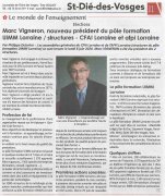 18 Juin : Marc Vigneron nouveau président du pôle formation UIMM Lorraine structures CFAI Lorraine et AFPI-Lorraine