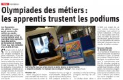 16 mai : Olympiades des métiers : les apprentis trustent les podiums