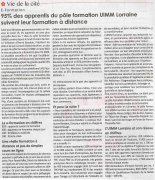 07 Mai : 95% des apprentis du pôle formation UIMM Lorraine suivent leur formation à distance