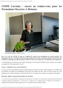15 Mai : L'UIMM Lorraine succès au rendez-vous pour les Formations Ouvertes à distance