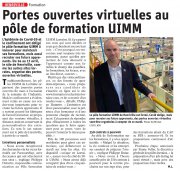 14 Avril : Portes Ouvertes virtuelles au pôle de formation UIMM