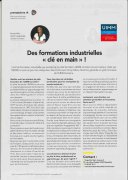 Novembre : Des formations industrielles clé en main