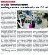 2 Février : Le Pôle Formation UIMM envisage une extension de 100m2