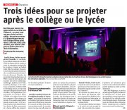 02 Février : trois idées pour se projeter après le collège ou le lycée