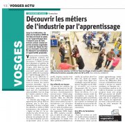 06 Décembre: découvrir les métiers de l'industrie par l'apprentissage