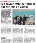 10 Décembre : les savoir-faire de l'UIMM ont été mis en valeur