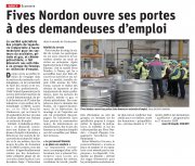 11 Décembre : Fives Nordon ouvre ses portes à des demandeuses d'emploi