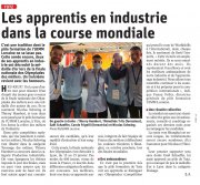 24 janvier : Les apprentis en industrie dans la course mondiale