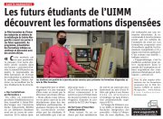 7 février : Les futurs étudiants de l'UIMM découvrent les formations dispensées