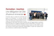 04 avril : Une délégation de côte d'Ivoire en immersion