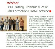 19 avril : Le RC nancy Stanislas avec le Pôle Formation UIMM Lorraine