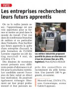 2 Mai : Les entreprises recherchent leurs futurs apprentis