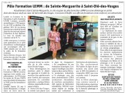 12 juin 2022 : Pôle formation UIMM Lorraine de Sainte-Marguerite à Saint-Dié