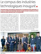 11 juillet : Le campus des industries technologiques inauguré