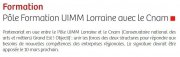 22 Février : Pole formation UIMM Lorraine avec le CNAM