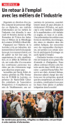 24 octobre : Un retour a l'emploi avec les métiers de l'industrie