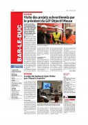 1er décembre visite des projets subventionnes par le président GIP Objectif Meuse