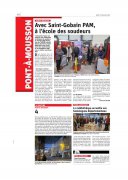 13 Décembre : Avec saint Gobain PAM à l'école des soudeurs