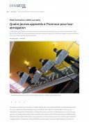 22 Mars : Quatre jeunes apprentis à l’honneur pour leur abnégation