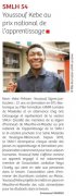 2 octobre : Youssouf Kebe au prix national de l'apprentissage