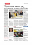 02 mars : trouve ton job trouve ta voie un forum pour les jeunes a la salle Dumas