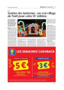 21 novembre : sentier des lanternes un vrai village de noël pour cette 14e Edition