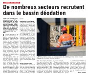 30 Mai : De nombreux secteurs recrutent dans le bassin déodatien