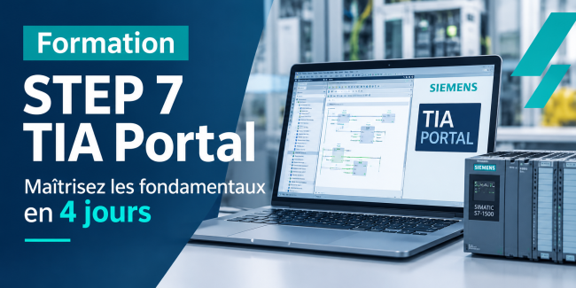 Formation STEP 7 TIA Portal : maîtrisez les fondamentaux en 4 jours