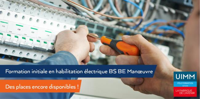 formation initiale en habilitation électrique BS BE Manœuvre